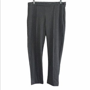 Michael Kors Pull On Plaid Trousers